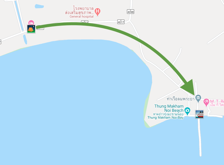 Transfer from Moonshine Resort to Lomprayah pier (Pier to Koh Tao)